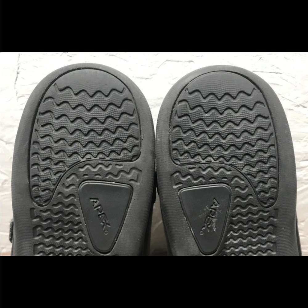 Apex Petals Janice Women's Mary Jane Pewter Leather Size 6W with Propet Inserts - Picture 14 of 14